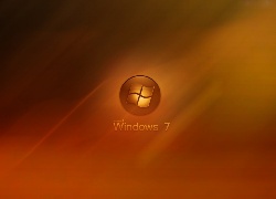 Windows 7, Logo, Pomarańcz