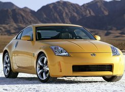 Nissan 350Z Coupe, Żółty, Góry