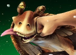 Jar Jar Binks, Pięść