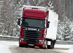 Scania R730, Droga, Las