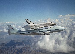 Statek, Kosmiczny, Boeing 747, Discovery