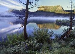 USA, Góry, Jezioro, Narodowy, Park, Colorado