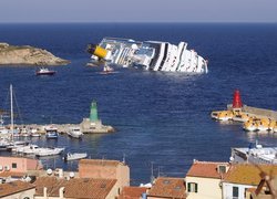 Tonący, Statek, Costa Concordia