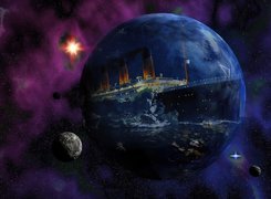 Titanic, Kosmos, Planety