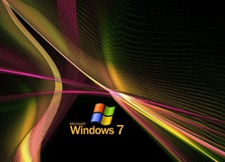 System, Operacyjny, Windows 7, Logo, Abstrakcja