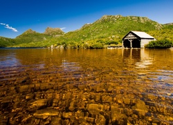 Jezioro, Wzgórza, Domek