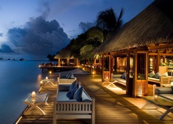 Hoteliki, Ocean, Molo, Malediwy