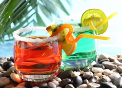 Zielony, Pomarańczowy, Drink