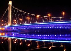 Most, Noc, Światła
