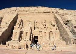 Egipt, Abu Simbel, Świątynia, Ramzesa