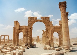 Ruiny, Palmyra, Syria