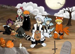 Postacie, Hallowen, Bleach, Naruto, Uzumaki