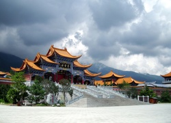 Plac, Chińska, Świątynia, Chmury