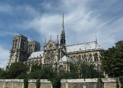 Francja, Paryż, Katedra, Notre Dame