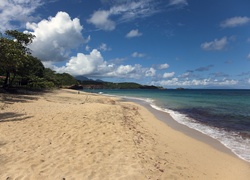 Piaszczysta, Plaża, Lato