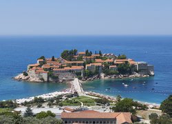 Sveti Stefan, Domy, Morze, Gmina Budva, Czarnogóra