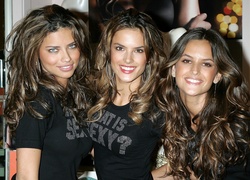 Kobiety, Modelki, Adriana Lima, Alessandra Ambrosio, Izabel Goulart