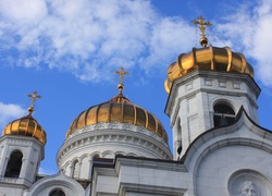 Rosja, Moskwa, Cerkiew Chrystusa Zbawiciela, Cerkiew, Kopuły
