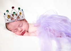 Mała, Śpiąca, Dziewczynka, Księżniczka