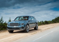 Samochód, Bentley, Suv Exp 9f, Droga