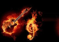 Ogień, Gitary, Klucz Wiolinowy