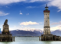 Lindau, Bawaria, Latarnia, Jezioro