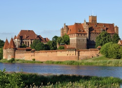 Zamek, Krzyżacki, Malbork, Fosa