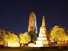 Historyczne, Miasto, Ayutthaya, Tajlandia, Ruiny