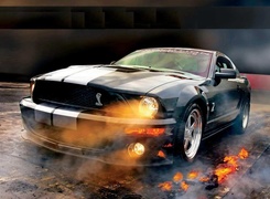 Ford Mustang, Światła, Ogień