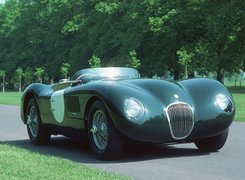 Samochód, Jaguar C-Type, Kabriolet