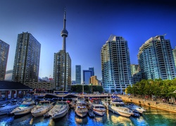 Drapacze, Chmur, Toronto, Motorówki