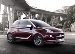 Bordowy, Opel Adam, Most