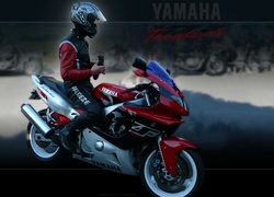 Yamaha, Thundercat, Motocykl, Motocyklist