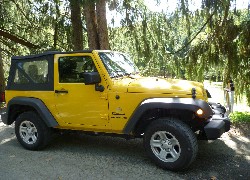 Jeep, Wrangler, Żółty