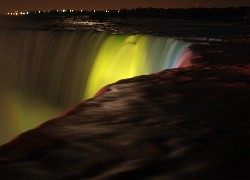 Wodospad, Niagara, Noc, Ontario, Kanada