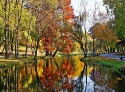 Park, Rzeczka, Jesien