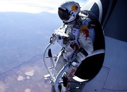 Felix Baumgartner, Kapsuła, Wyjście, Skok