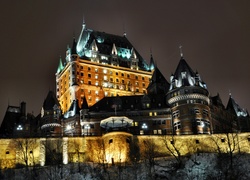 Hotel, Zamek, Chateau Frontenac, Quebek, Kanada