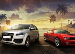 Audi Q7, Chevrolet Camaro