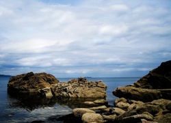 Morze, Kamienie, Chmury