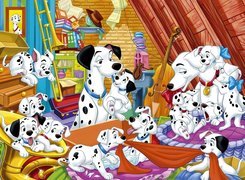 Pieski, Bajka, 101 dalmatyńczyków, One Hundred and One Dalmatians