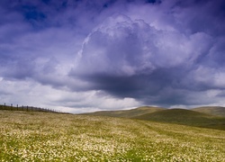 Łąki, Chmury, Góry