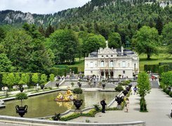 Park, Pałac Linderhof, Niemcy