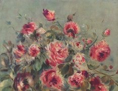 Obraz, Auguste Renoir, Róże