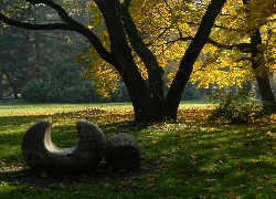 Jesienny, Park, Rzeźba