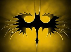 Batman, Symbol, Żółte, Tło