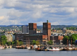 Miasto, W, Norwegi, Żaglowce