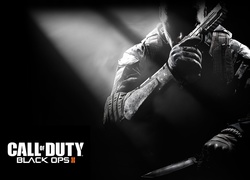 Żołnierz, Pistolet, Nóż, Call of Duty Black Ops
