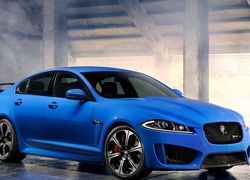 Jaguar, XFR-S, Niebieski