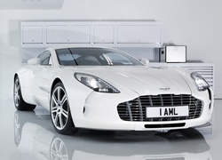 Biały, Samochód, Aston Martin